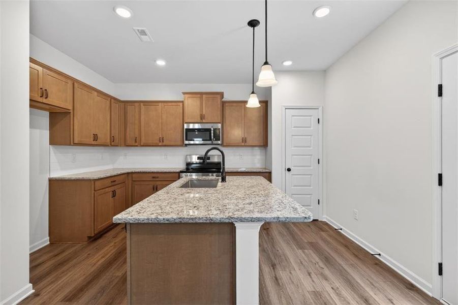 Furnished interior view inside a new home in Varnell Preserve, Dalton (Image 3).