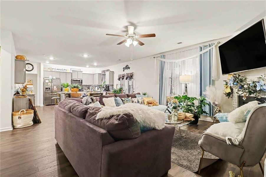 Furnished interior view inside a new home in , Lithonia (Image 10).