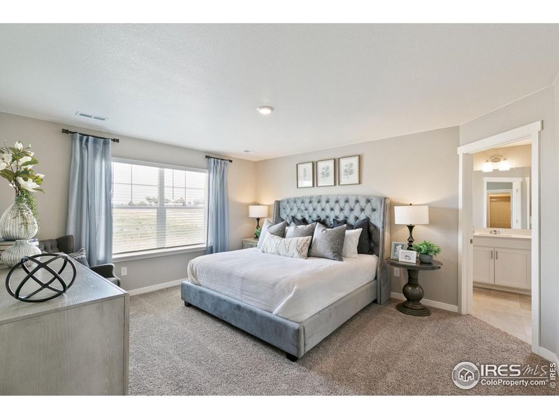 Furnished interior view inside a new home in Vista Meadows, Fort Lupton (Image 15). Furnished interior view inside a new home in Vista Meadows, Fort Lupton (Image 15).