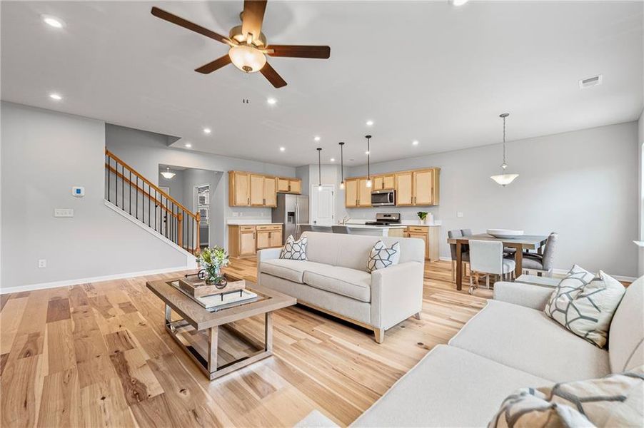 Furnished interior view inside a new home in Hawthorne Ridge, McDonough (Image 7).