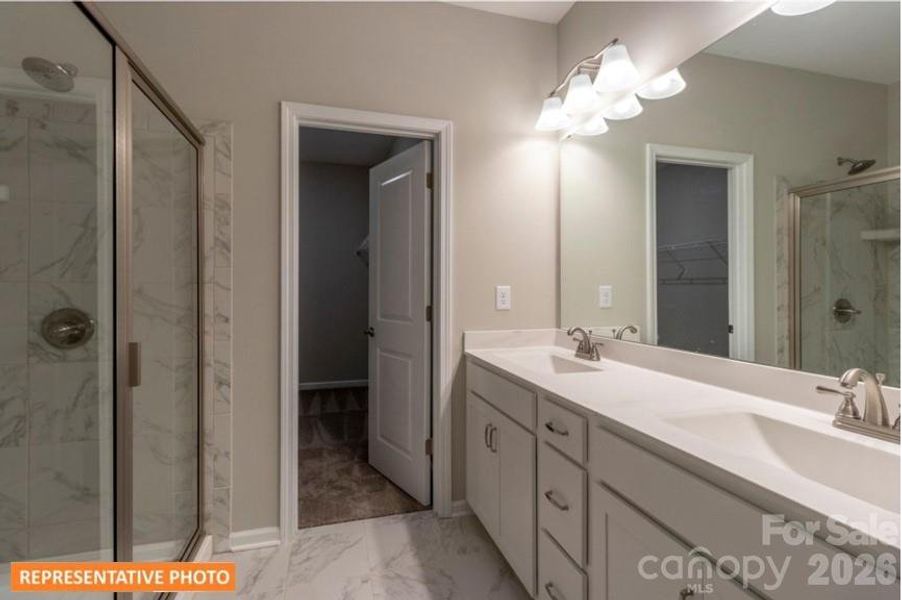 Furnished interior view inside a new home in Sunset Meadows, Charlotte (Image 16). Furnished interior view inside a new home in Sunset Meadows, Charlotte (Image 16).