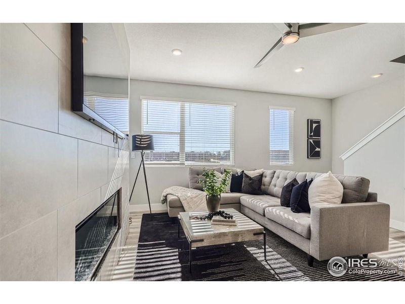 Furnished interior view inside a new home in , Aurora (Image 13). Furnished interior view inside a new home in , Aurora (Image 13).