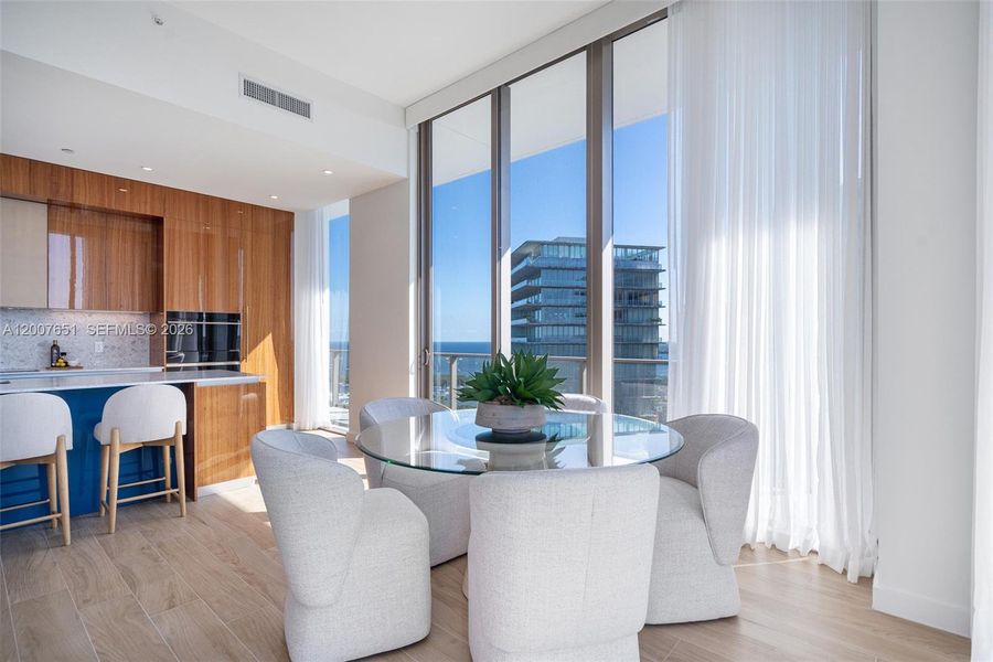 Furnished interior view inside a new home in , Miami (Image 10).