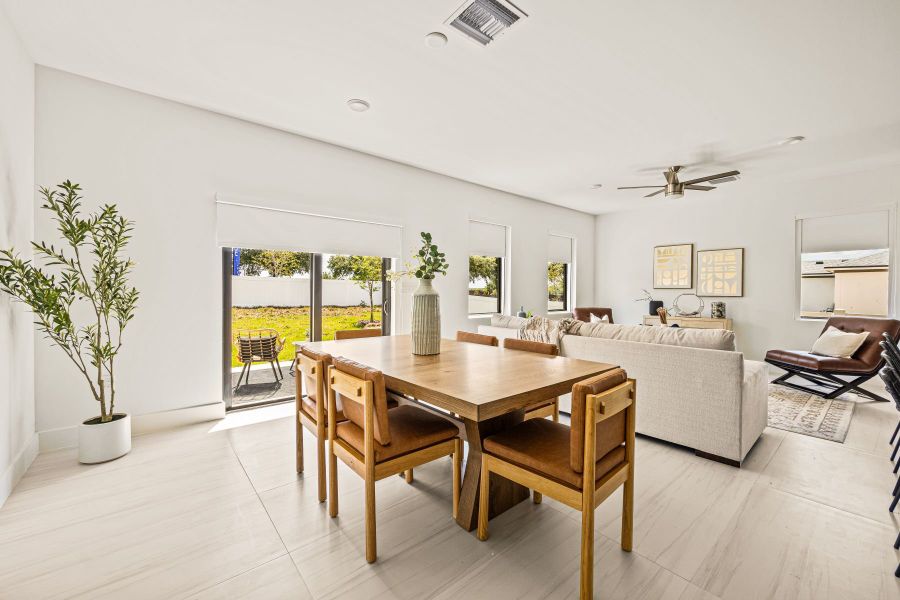 Representative furnished interior of a home built from the Model 1 M-2 by Onx Homes in On Villa Pass, Mascotte (Image 8).