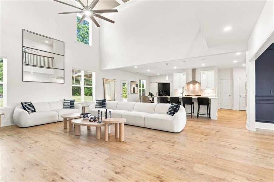 Furnished interior view inside a new home in , Conyers (Image 29).