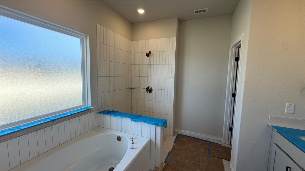 In-progress construction of a new home in Cannon Ranch, Dripping Springs, TX (Image 19).