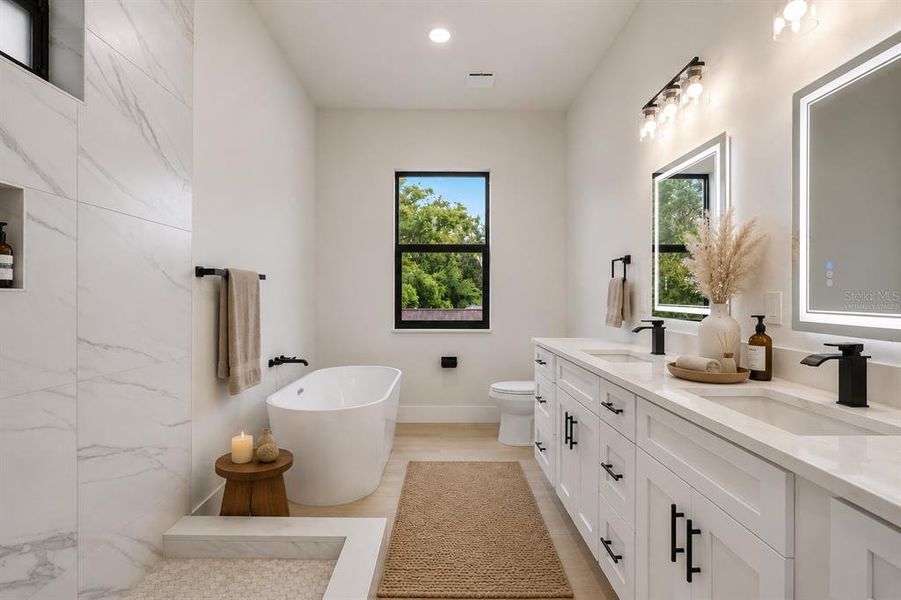 Furnished interior view inside a new home in , Tampa (Image 14).