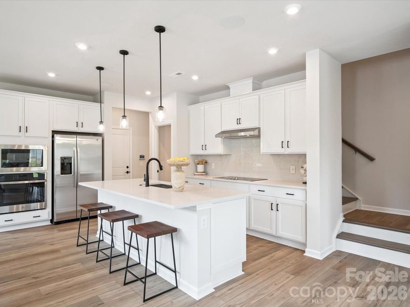 Gourmet kitchen with appliances