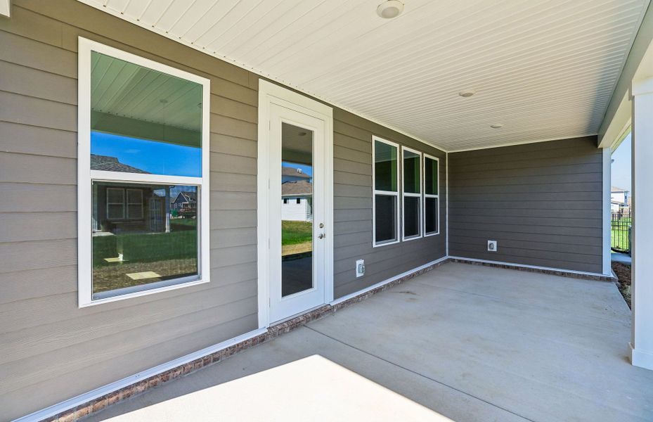 Exterior details and patio area of a home in Del Webb Southern Harmony, Murfreesboro (Image 23).