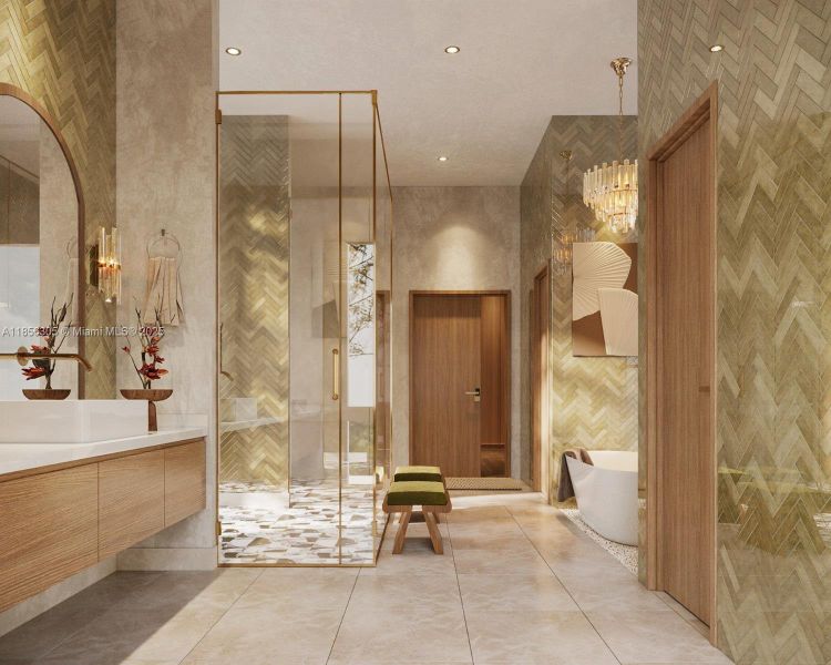 Furnished interior view inside a new home in , Southwest Ranches (Image 4). Furnished interior view inside a new home in , Southwest Ranches (Image 4).