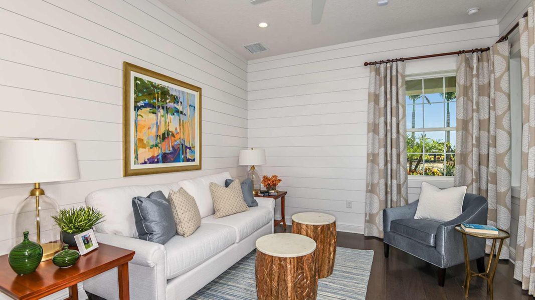 Furnished interior view inside a new home in Grand Park Real Estate and Homes for Sale in Sarasota, FL - Neal Communities, Sarasota (Image 31). Furnished interior view inside a new home in Grand Park Real Estate and Homes for Sale in Sarasota, FL - Neal Communities, Sarasota (Image 31).