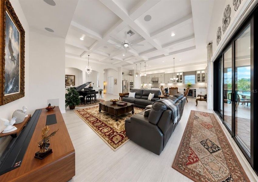 Furnished interior view inside a new home in , Apollo Beach (Image 12).
