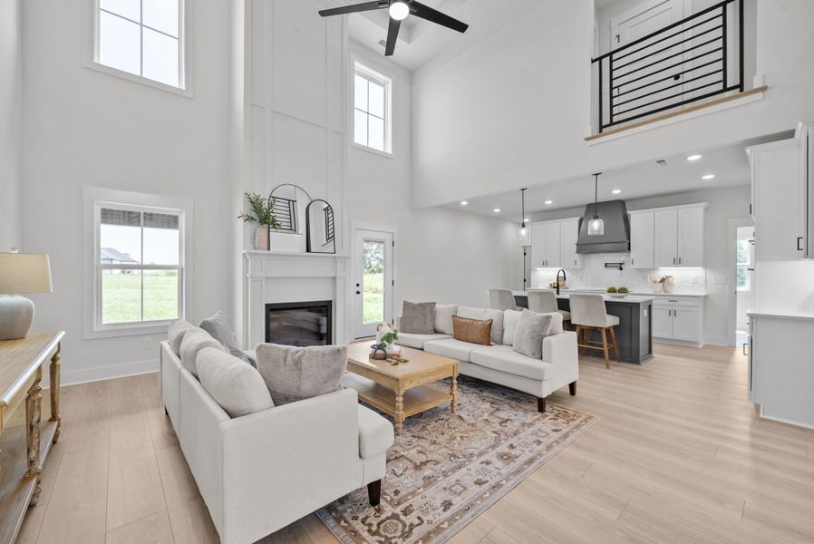 Furnished interior view inside a new home in Wofford Estates, Clarksville (Image 5).