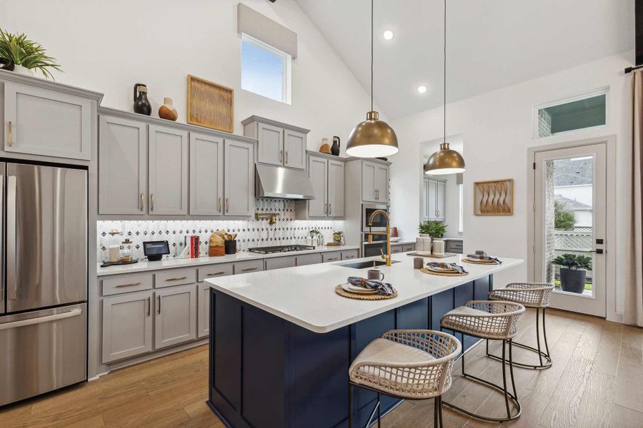 Representative furnished interior of a home built from the The Jacksboro by David Weekley Homes in La Cima, San Marcos (Image 5).