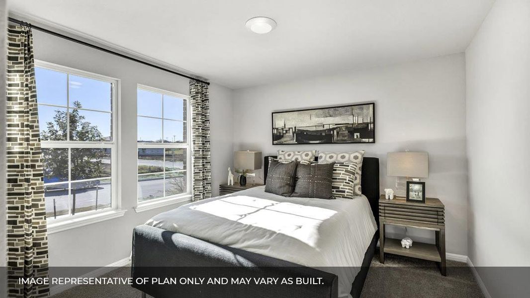 Furnished interior view inside a new home in Prairie Lakes, Buda (Image 5).