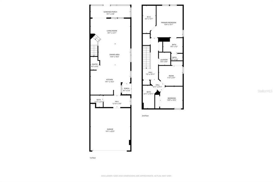 2D floor plan layout of this home in , Palm Coast, FL (Image 6).