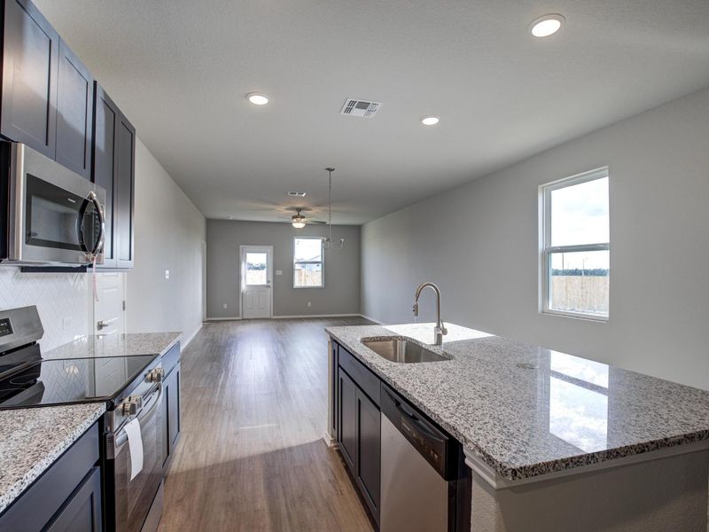 Representative furnished interior of a home built from the The Frio A by Davidson Homes LLC in Agave, San Antonio (Image 9). Representative furnished interior of a home built from the The Frio A by Davidson Homes LLC in Agave, San Antonio (Image 9).