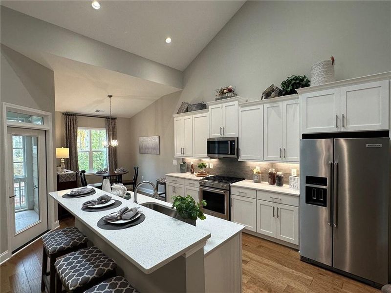 Furnished interior view inside a new home in Orchards of South Forsyth, Cumming (Image 5).