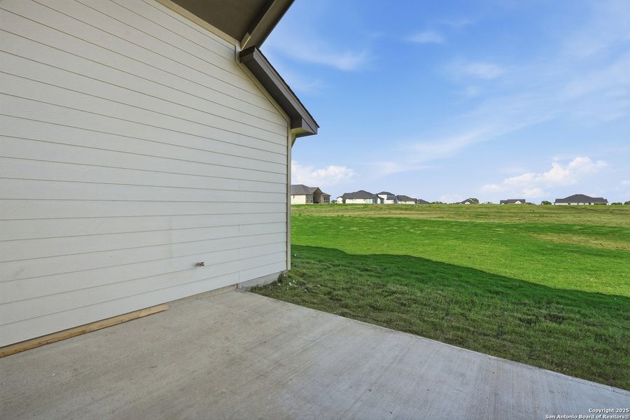 Exterior details and patio area of a home in Sienna Lakes, San Antonio (Image 29). Exterior details and patio area of a home in Sienna Lakes, San Antonio (Image 29).