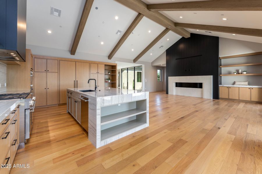 Kitchen view towards Great Room Kitchen view towards Great Room
