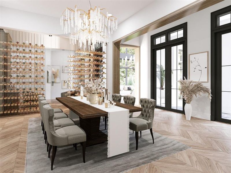 Furnished interior view inside a new home in , Dallas (Image 6). Furnished interior view inside a new home in , Dallas (Image 6).