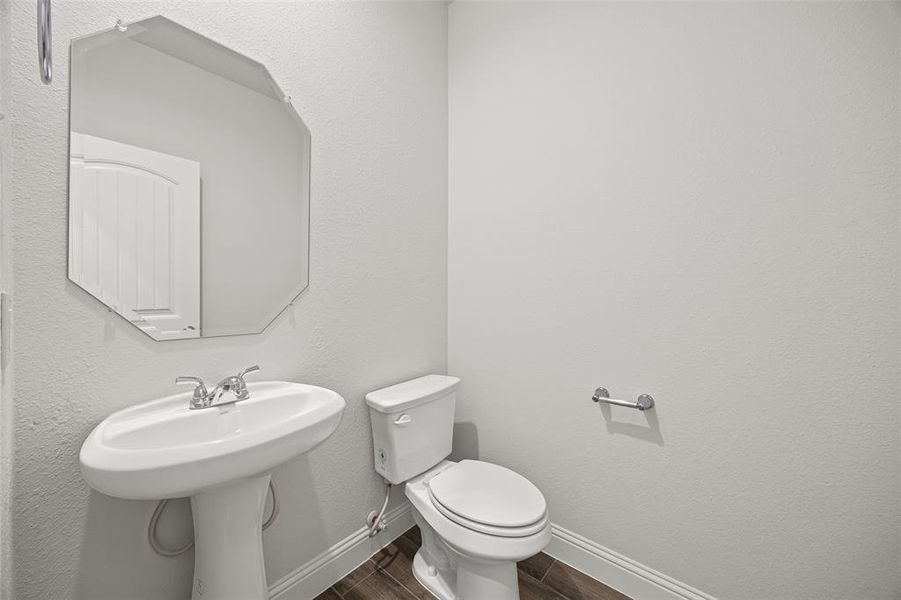 Downstairs half bath