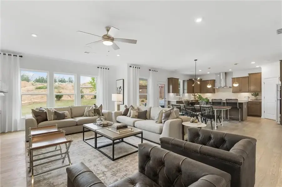 Furnished interior view inside a new home in Sierra Creek, Hoschton (Image 11). Furnished interior view inside a new home in Sierra Creek, Hoschton (Image 11).