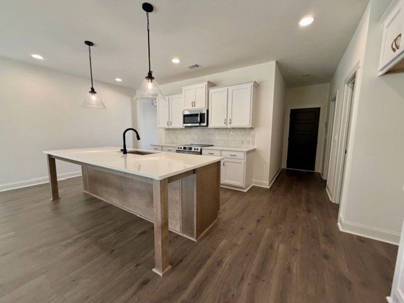 Furnished interior view inside a new home in Kimbell Acres, Pine Mountain (Image 2). Furnished interior view inside a new home in Kimbell Acres, Pine Mountain (Image 2).