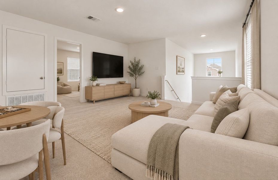 Representative furnished interior of a home built from the Gustine by Centex in Sonterra, Jarrell (Image 6).