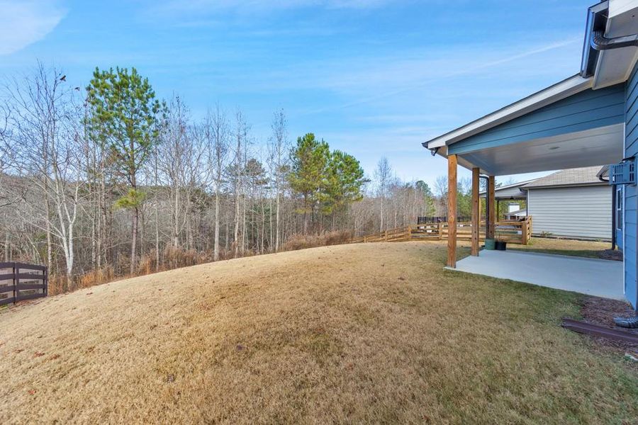Exterior details and patio area of a home in , Dawsonville (Image 25).