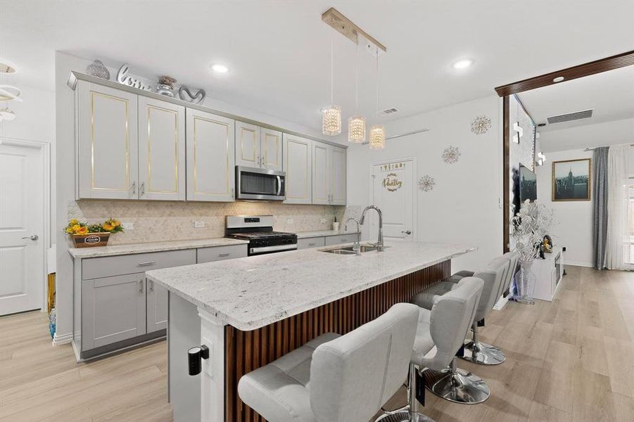 Furnished interior view inside a new home in Wolf Creek Farms - Signature Series, Melissa (Image 39).