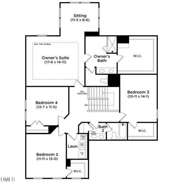 Drayton Floorplan Second Level with Sitt Drayton Floorplan Second Level with Sitt