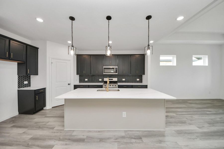 Furnished interior view inside a new home in , Katy (Image 6).