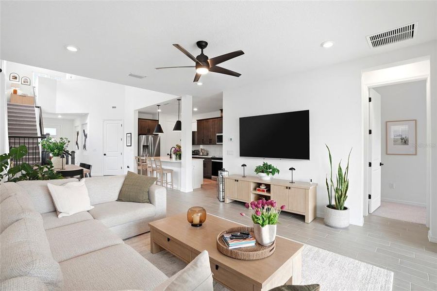 Furnished interior view inside a new home in , Wesley Chapel (Image 8). Furnished interior view inside a new home in , Wesley Chapel (Image 8).