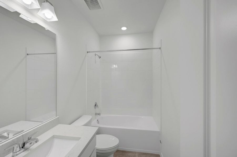 Furnished interior view inside a new home in Waterset Townhomes, Apollo Beach (Image 5).