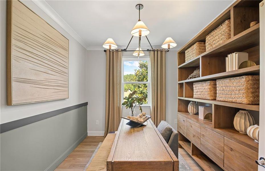 Furnished interior view inside a new home in Overland, Locust Grove (Image 26).