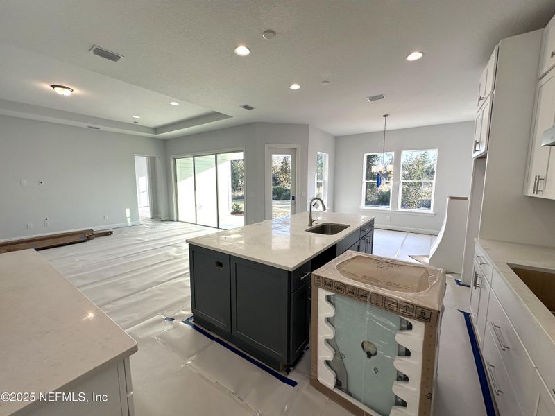 In-progress construction of a new home in SilverLeaf, St. Augustine, FL (Image 25).