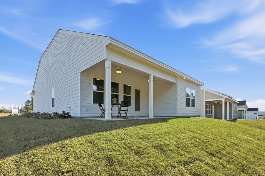 Exterior details and patio area of a home in , Summerville (Image 22).