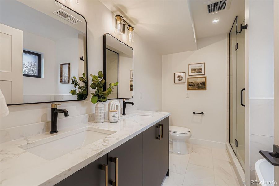 Furnished interior view inside a new home in , Denver (Image 8).