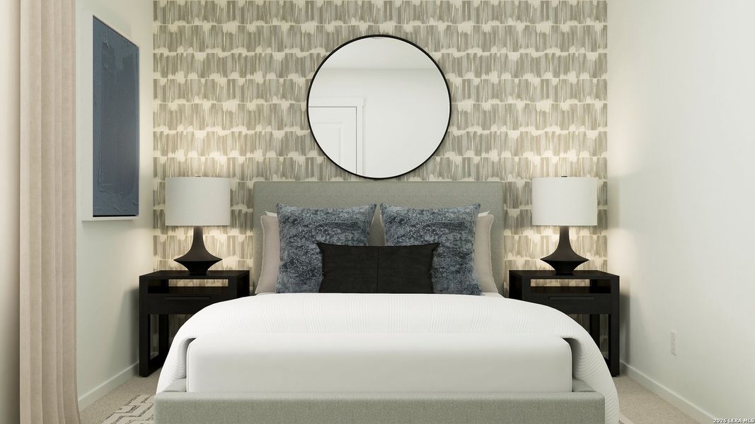 Furnished interior view inside a new home in Brookmill, San Antonio (Image 22).