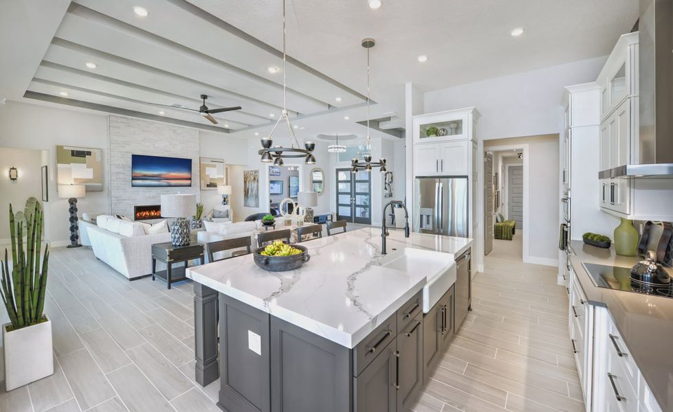 Furnished interior view inside a new home in West Hill Estates, Dade City (Image 7).