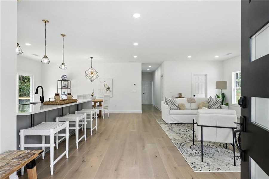 Furnished interior view inside a new home in , Woodstock (Image 19).