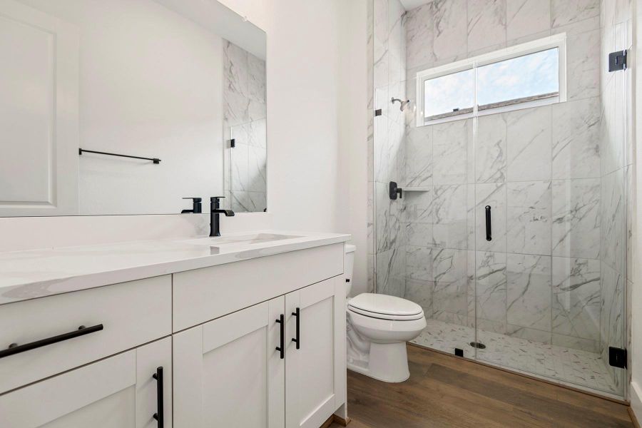 Furnished interior view inside a new home in Hallimore Ranch, Rosenberg (Image 7).