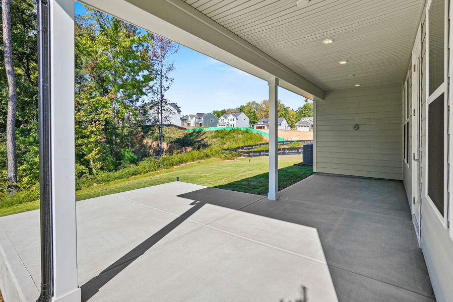 Exterior details and patio area of a home in Kinsdale, Lancaster (Image 46).