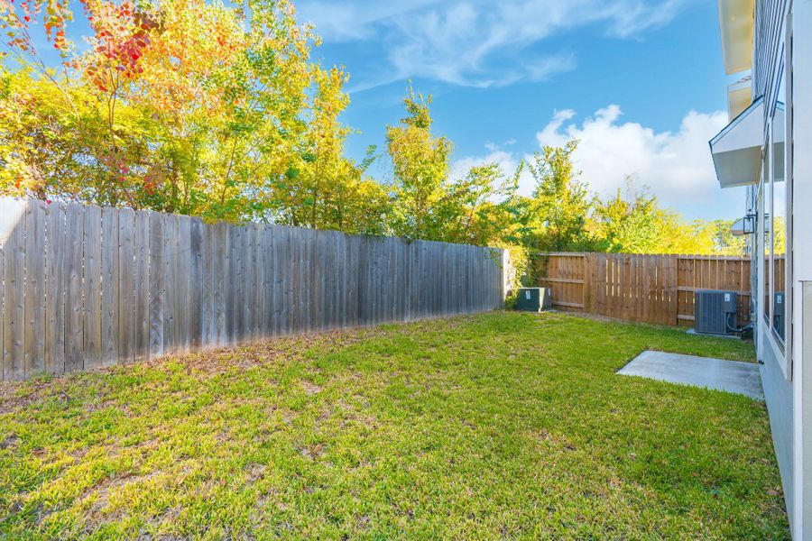 Exterior details and patio area of a home in , Houston (Image 3).