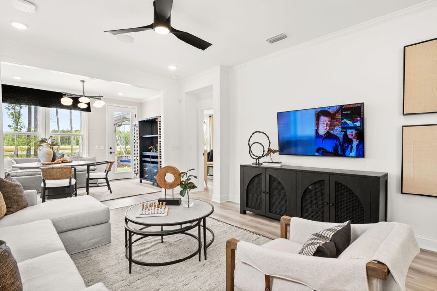 Furnished interior view inside a new home in Del Webb Savannah at Heartwood, Richmond Hill (Image 5). Furnished interior view inside a new home in Del Webb Savannah at Heartwood, Richmond Hill (Image 5).