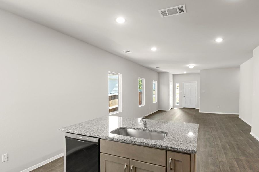 Furnished interior view inside a new home in Cloverleaf, Austin (Image 14).