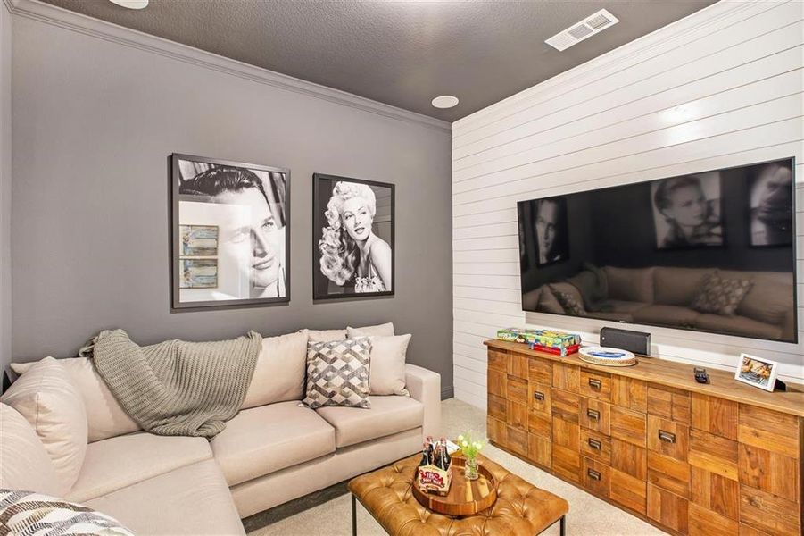 Media Room - The Newark (2859 Plan) Media Room - The Newark (2859 Plan)