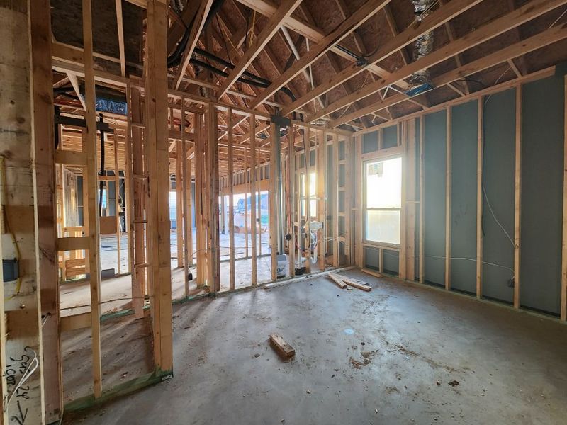 In-progress construction of a new home in Rocky Top, Krum, TX (Image 9).
