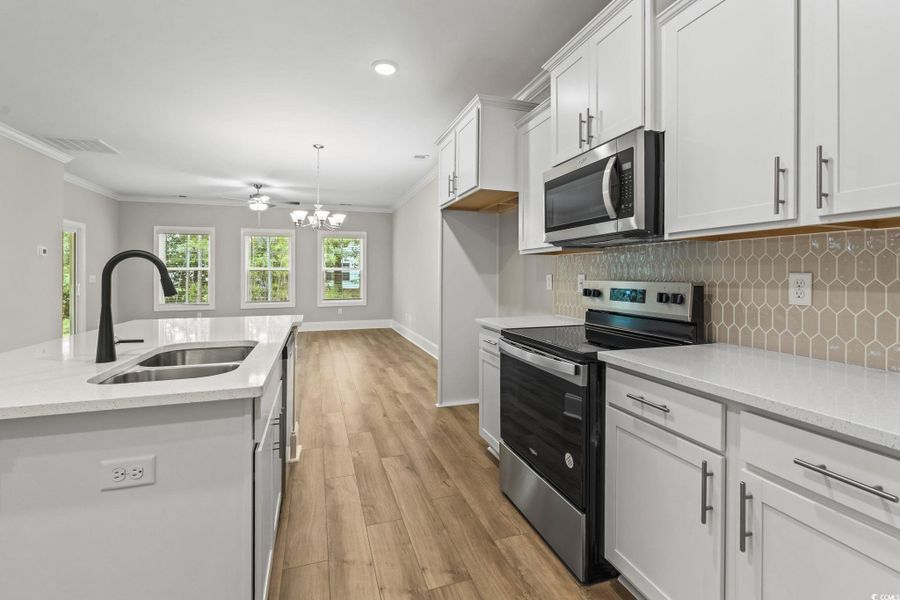 Furnished interior view inside a new home in White Oak Estates, Conway (Image 4).